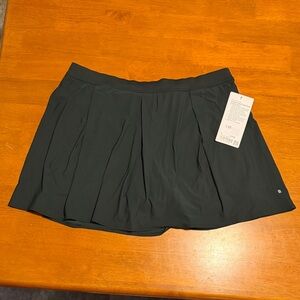 NWT lululemon Rainforest Green Pleated Tennis Skirt | Sz XL